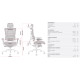 Hood I29 24 Hour Ergonomic Fabric Seat Office Chair 